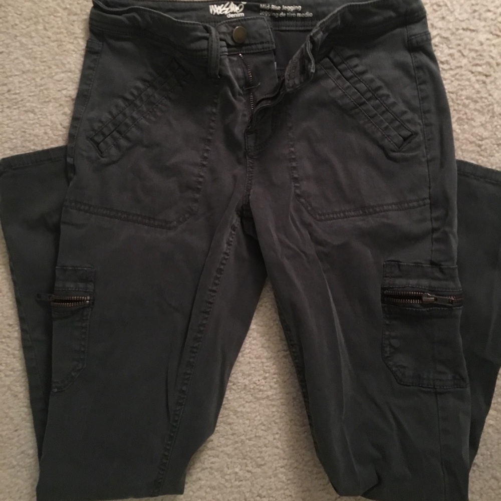 Dark green jeggings